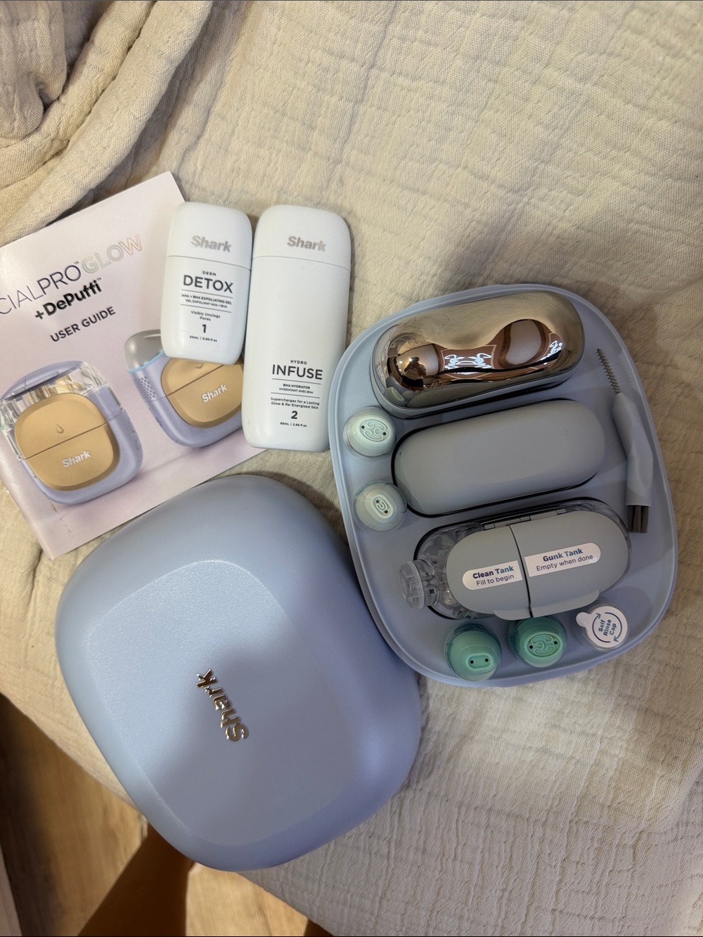 Shark FacialProGlow Skincare Device Kit - Light Purple